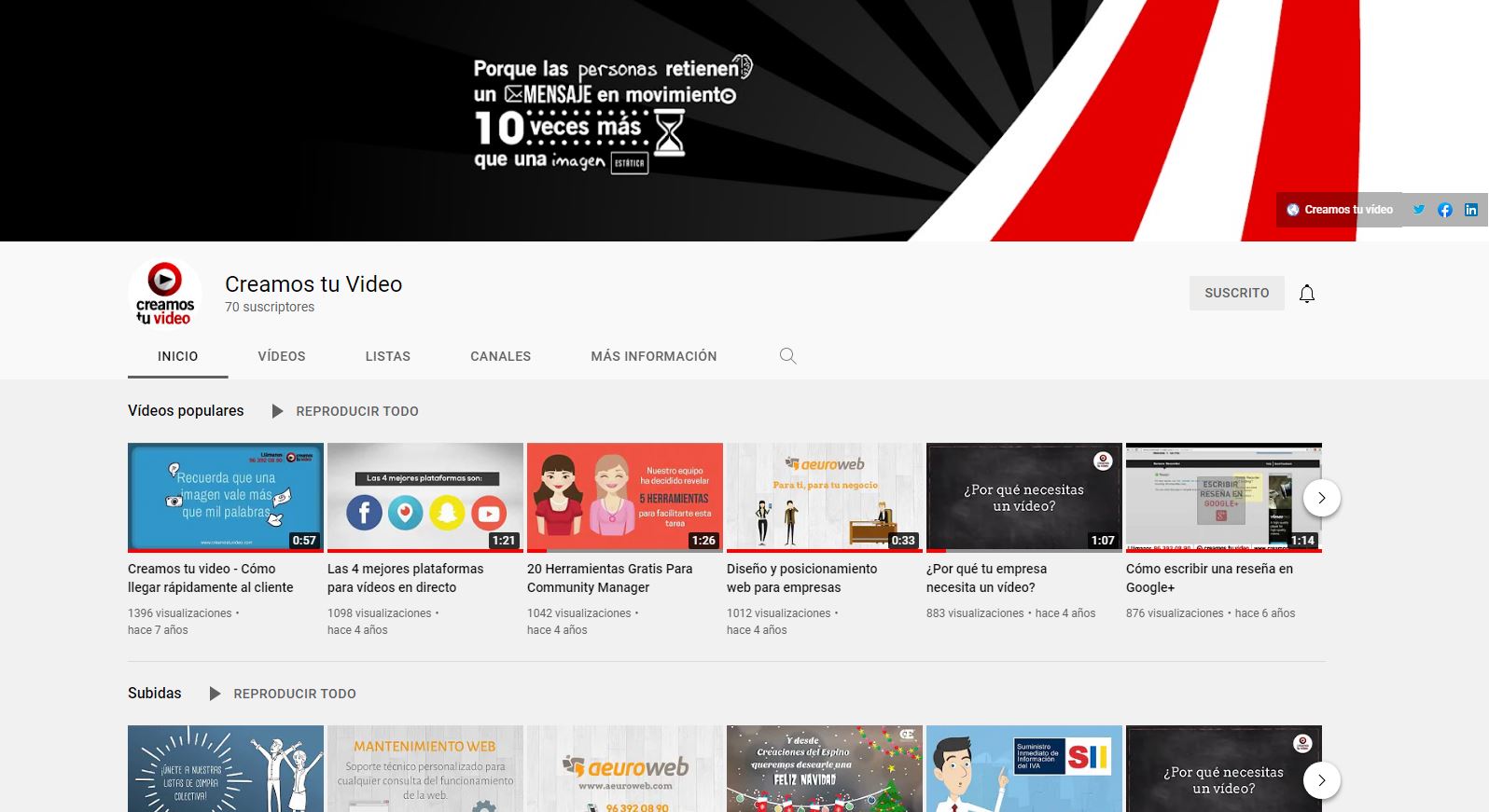 Interfaz de youtube, la nueva forma de ver la televisión